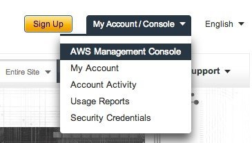 Консоль AWS