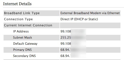 Широкополосный IP-адрес